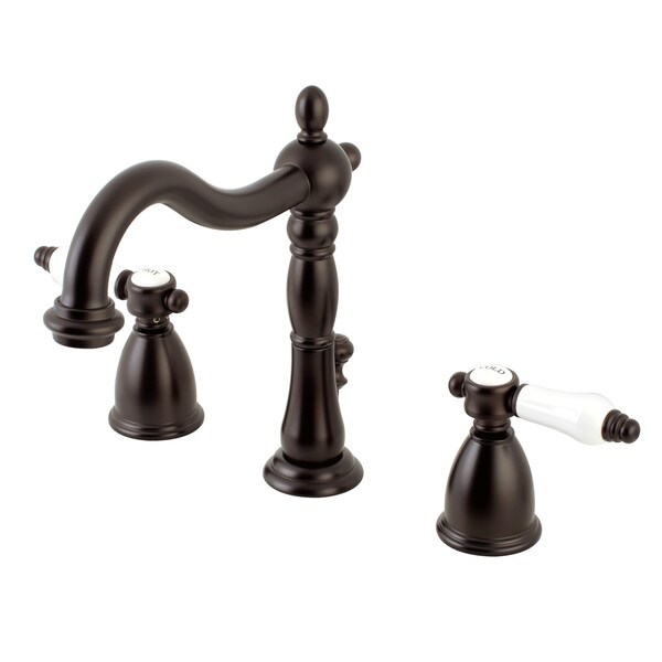 8" Widespread Bathroom Faucet, Oil Rubbed Bronze